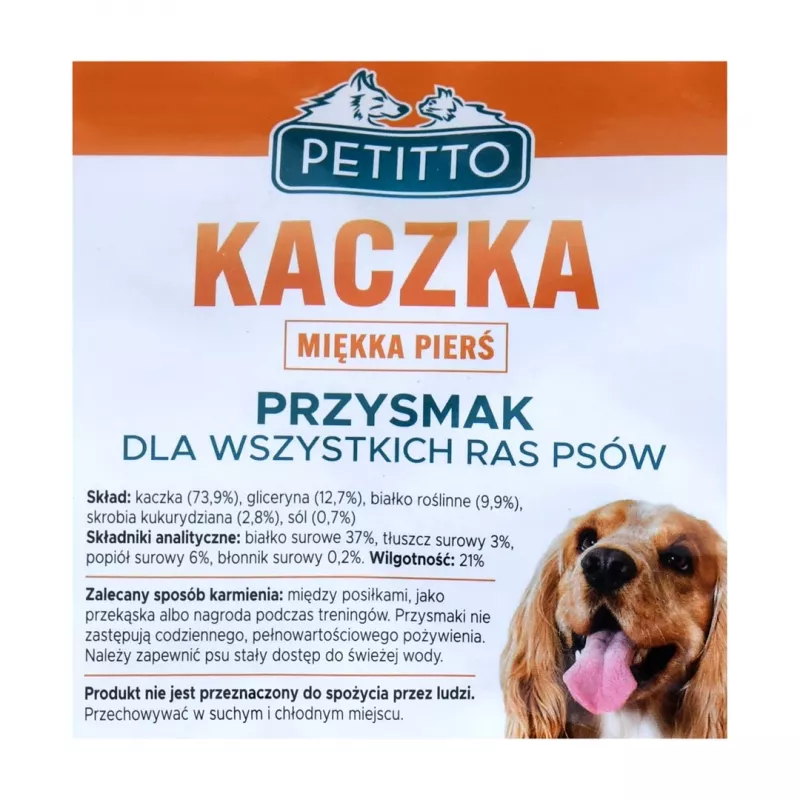 PETITTO Minkšta antienos krūtinėlė – šunų skanėstas – 500 g