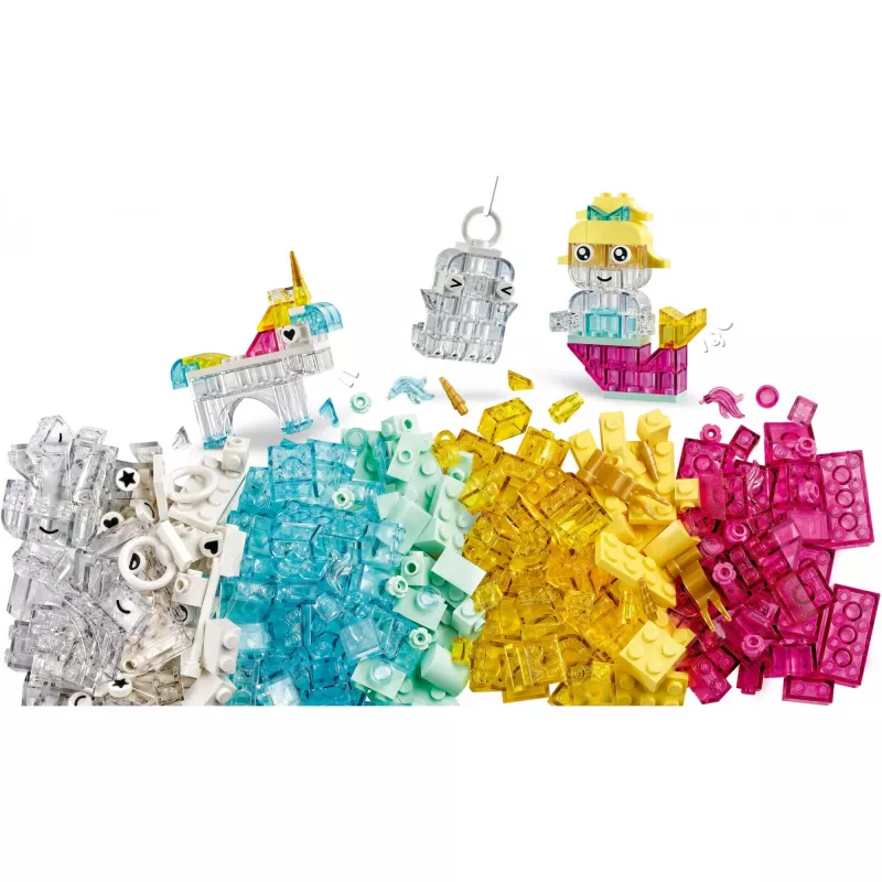 LEGO CLASSIC 11040 Stebuklinga skaidrių kaladėlių dėžutė