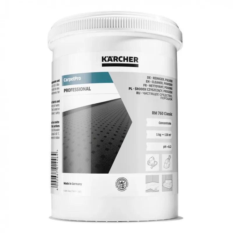 Miltelių formos valiklis kilimams ir apmušalams RM 760 800 g Karcher