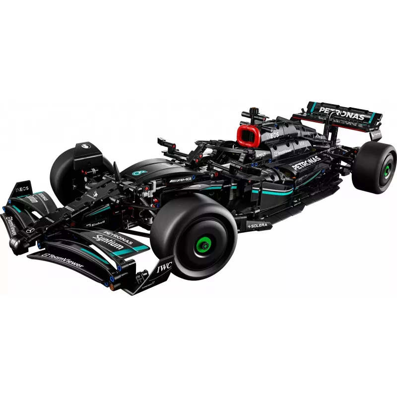 LEGO Technic modelis Mercedes‑AMG F1 W14 E Performance — 1 432 detalės, rekomenduojamas amžius 18+