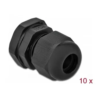 Kabelio įvadas DeLOCK 60196 Juodas Plastikas 10 vnt.