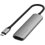 Satechi ST-P4SM USB-C 4-in-1 adapteris pilkas