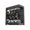 HAVN HS 420 VGPU PC korpusas, Midi-Tower, E-ATX, grūdintas stiklas, PCIe 5.0 keltuvas (juodas)