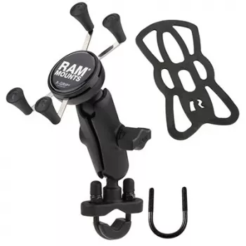 RAM Mounts X-Grip laikiklis telefonui su vairo U formos varžtu
