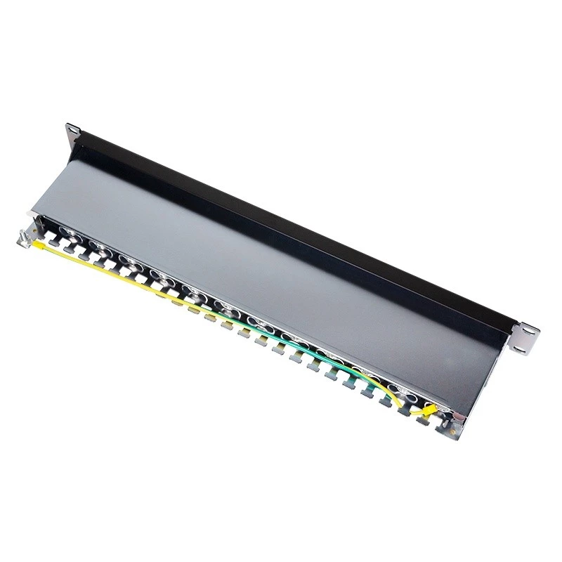 Logilink TUO-NP0048 Juoda – 24 prievadų RJ-45 skirstymo panelė