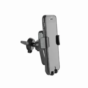 Automobilinis telefono laikiklis su belaidžiu QI įkrovikliu 10W Gembird EG-TA-CHAV-QI10-01