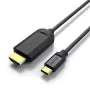 HDMI į USB-C laidas Vention CGUBF 1 m — HDMI (kištukas) į USB-C (kištukas) vaizdo/duomenų
