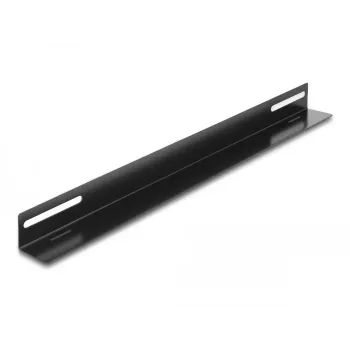 Montavimo kronšteinai DeLOCK 19 colių 450x40mm 2 vnt Juodi Metaliniai
