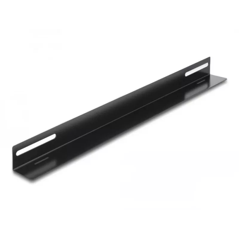 Montavimo kronšteinai DeLOCK 19 colių 450x40mm 2 vnt Juodi Metaliniai
