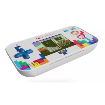 Nešiojama žaidimų konsolė My Arcade Tetris Gamer V su 2,5 colio (6,35 cm) ekranu, USB-C, AAA baterija, įvairiaspalvė