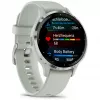 Garmin Venu 3S 3,05 cm (1,2 colio) AMOLED 41 mm skaitmeninis 390 x 390 pikselių liečiamas ekranas Pilka, Sidabrinė Wi-Fi GPS (palydovas)