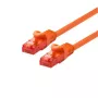 LOGON UTP Cat6 tinklo kabelis 1,5 m, RJ-45 į RJ-45, oranžinis