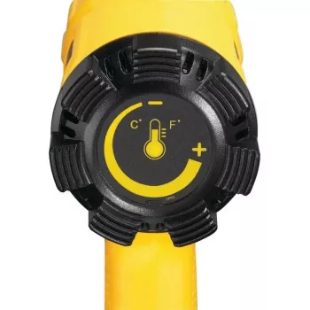 Šilumos pistoletas DeWalt D26411 — 1800 W, 600°C, 450 l/min, geltonas