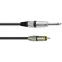 OMNITRONIC adapterio laidas RCA/jack 0,9 m juodas (30225118)