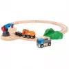 Brio World prekinio traukinio pradžios rinkinys su kranu