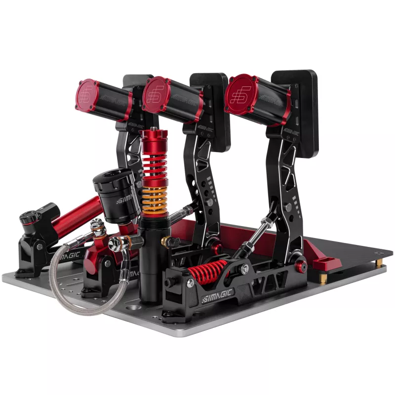 Simagic Haptic Pedals P-HPR suderinami su Reactor P1000 P1000i P2000 S433