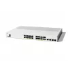Valdomas jungiklis Cisco Catalyst 1300-24P-4G, 24 prievadai GE, PoE, 4x1GE SFP, ribota viso gyvenimo apsauga (C1300-24P-4G)