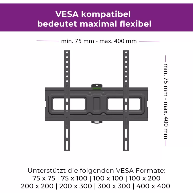 Ultron WM200 sieninis laikiklis televizoriui 88,9 cm (35 col.) juodas
