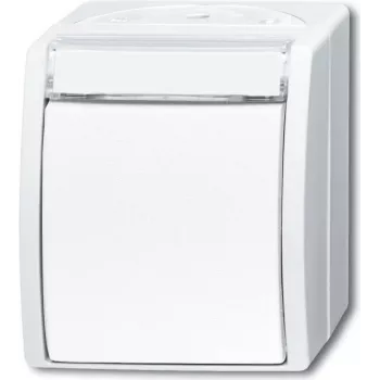 Busch Jaeger 2601/6 WN-54 Elektrinis jungiklis 1P Baltas (1085-0-1624)