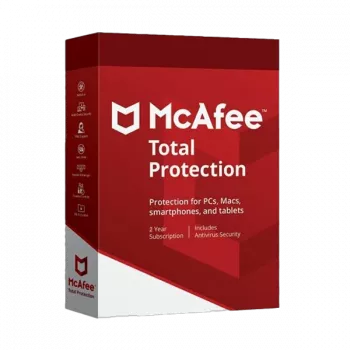 McAfee Total Protection – 5 įrenginių / 2 metai, pasaulinė versija