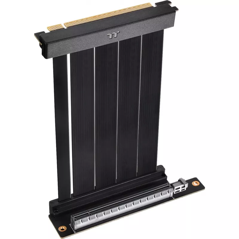 Thermaltake PCI-E 4.0 130mm Dvigubas 90 laipsnių kabelis