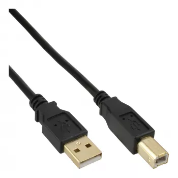 MicroConnect USBAB5G USB 2.0 laidas 5 m USB A – USB B juodas