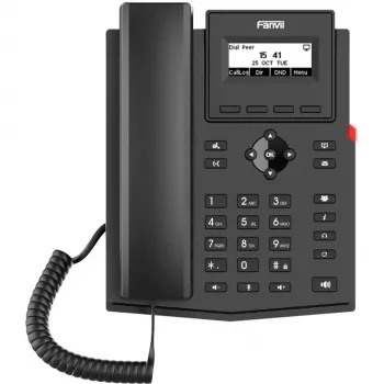 IP telefonas Fanvil X301W juodas