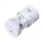 Akyga AK-AD-61 universalus kelioninis kištukų adapteris, visam pasauliui, 10 A, baltas
