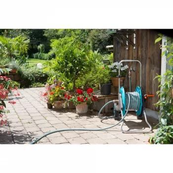 GARDENA 18011-20 Sodo žarna 1,5 m, PVC, antžeminė, mėlyna/pilka/oranžinė