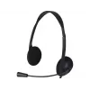 Advanced Accessories USB ausinės su mikrofonu – juodos
