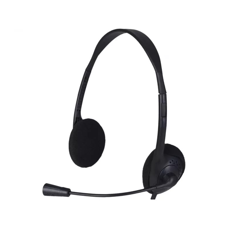 Advanced Accessories USB ausinės su mikrofonu – juodos