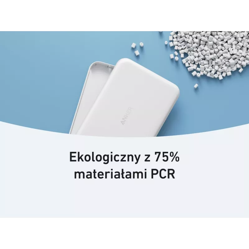 Anker MagGo Power Bank 10K belaidžio įkrovimo baterija 10000 mAh, balta
