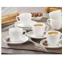 Esmeyer espresso puodelių rinkinys 6 vnt., modelis 433-214, porcelianiniai demitasse puodeliai espresui