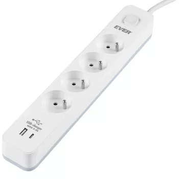 Apsauginis ilgintuvas PROTECT 4PL 1A1C USB T/LZ12-PRO015/1000