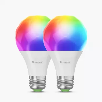 Nanoleaf Essentials Smart lemputės - 2 vnt. A60-E27