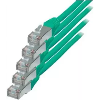 Laidas ShiverPeaks 75711-HG-SET5 Žalias Cat6 S/FTP RJ45-RJ45 1m