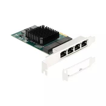 DeLOCK PCI Express x1 kortelė 4 x RJ45 Gigabit LAN BCM