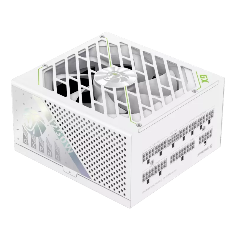 Gamemax GX PRO 1250G WH maitinimo blokas, 80 PLUS Gold, 1250 W