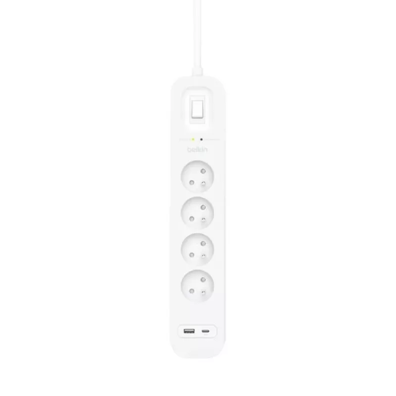 Apsauginis filtras Belkin SRB001CA2M 4 AC lizdai 900 J Baltas 2 m