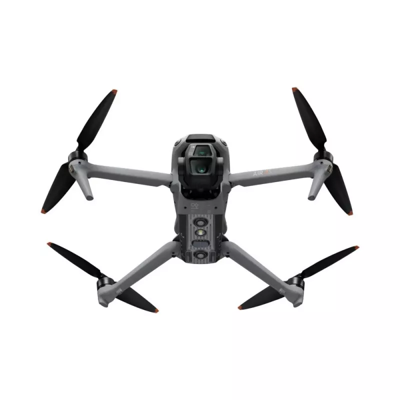 Kvadrakopteris DJI Air 3s RC-N3 – 50 MP kamera, 4K (3840×2160), 4 rotoriai, maks. greitis 27 m/s, nuotolis 32000 m, 4276 mAh baterija, pilka