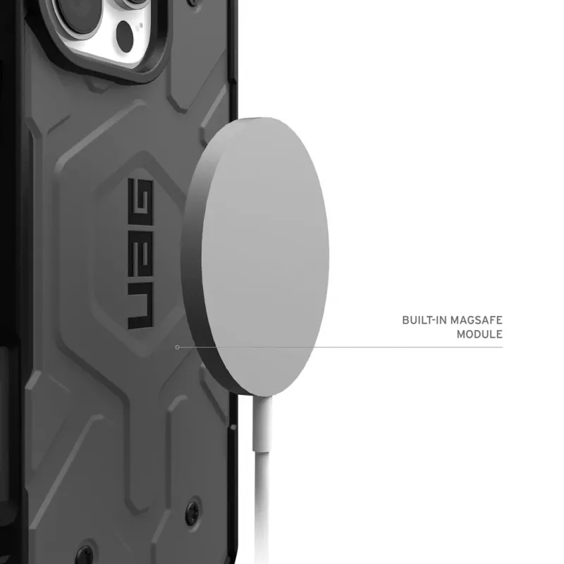 Urban Armor Gear Pathfinder dėklas mobiliesiems telefonams 16 cm (6,3 inch) Sidabrinis