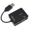 USB šakotuvas LOGILINK UA0139 — 4 prievadai USB 2.0, 480 Mbit/s, juodas