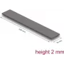 Termo padėklas DeLOCK 18470 3.2 W/m·K pilkas 20x120x2 mm