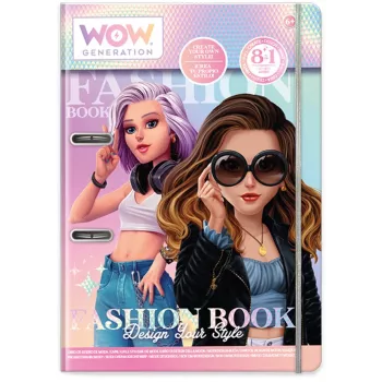 Kūrybinis rinkinys vaikams Euroswan Fashion Book WoW Generation WOW00054