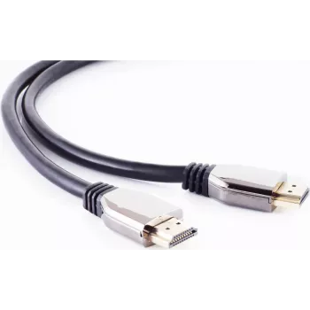 HDMI kabelis ShiverPeaks 10-41025 — 1 m, metalinis jungtis, 10K palaikymas, juodas