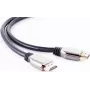 HDMI kabelis ShiverPeaks 10-41025 — 1 m, metalinis jungtis, 10K palaikymas, juodas