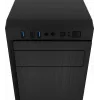 NATEC Aracanta Midi Tower Black – kompiuterio korpusas
