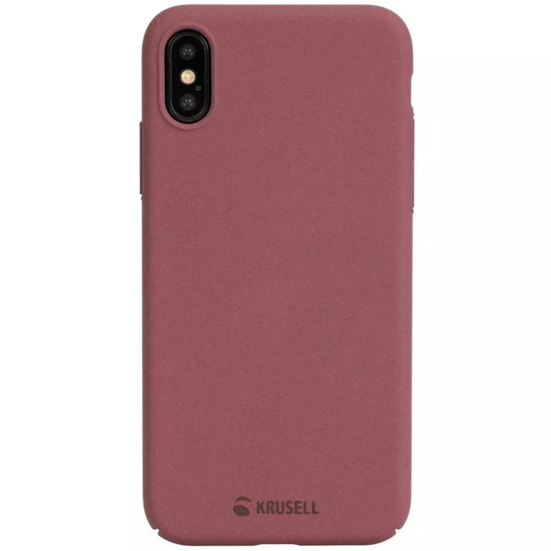 Dėklas Krusell Sandby iPhone X rožmedžio spalvos