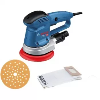 Bosch GEX 34-150 Professional ekscentrinis šlifuoklis 12000 RPM 24000 OPM juoda, mėlyna, pilka, raudona