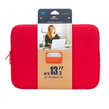 Nešiojamojo kompiuterio dėklas Rivacase 5123 33,8 cm (13,3 inch) Raudonas
